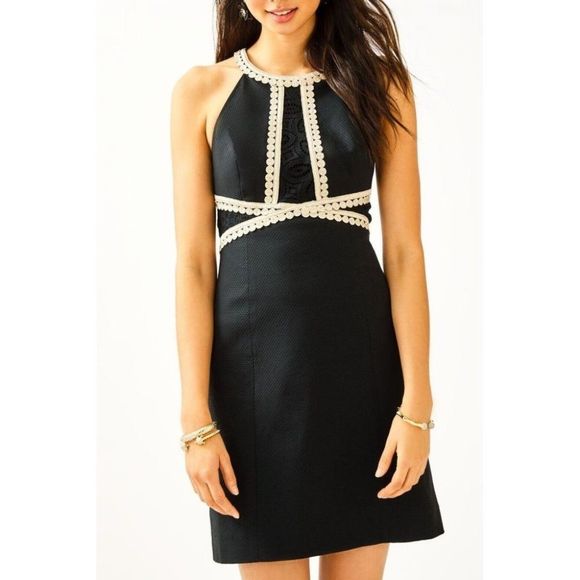 Lilly Pulitzer Black and White Mini Dress - Picture 3 of 16